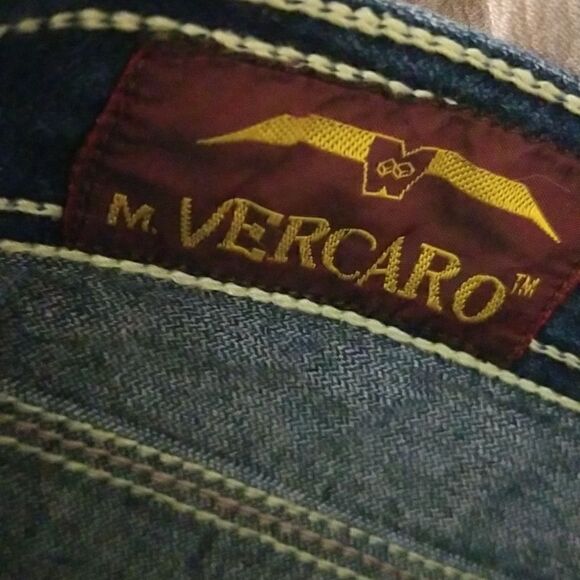 Vintage dark wash, straight  leg jeans . 26 waist. - Picture 7 of 8